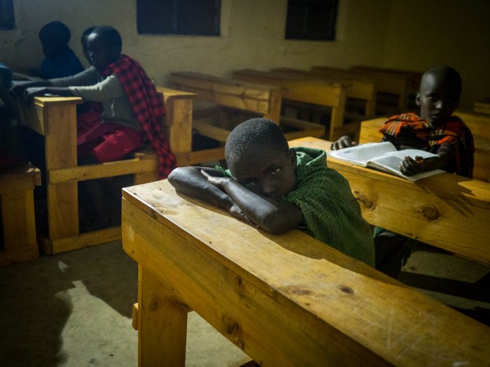 Lchekutis, los niños pastores masai